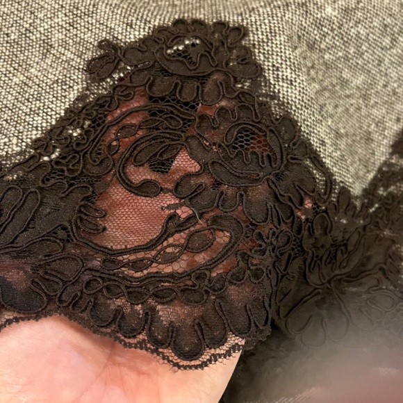 Brown Tweed/Lace Victoria’s Secret Skirt 8 - Picture 4 of 4